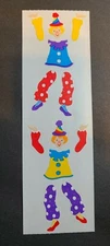 Grossman's StickersCLOWN POSITIONAL 1993  Creative Memories Retired FreeShipping