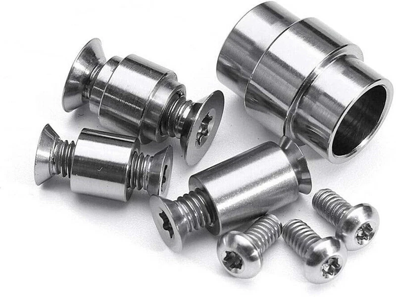 Kit de pivote de tornillos de cuchillo accesorio de tubo de cordón para Spyderco Paramilitar PM2 C81 Foto 3 de 4