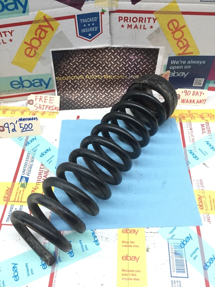 1990 1991 1992 1993 MERCEDES-BENZ 500SL MOLA HELICOIDAL DIANTEIRA DIREITA DO LADO DO PASSAGEIRO - Imagem 2 de 4