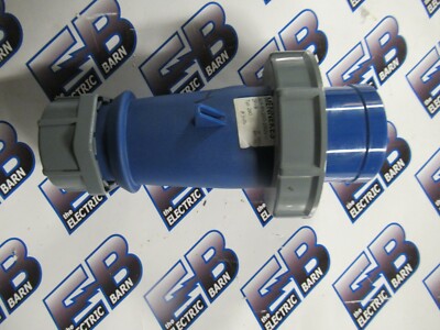 Mennekes 290, 32 Amp, 200-250 Vac, 3 Wire, Pin & Sleeve Plug, NEW- PS204
