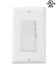 Decora Dimmer Light Switch Single Pole / 3-Way - LED / Incandescent / CFL UL