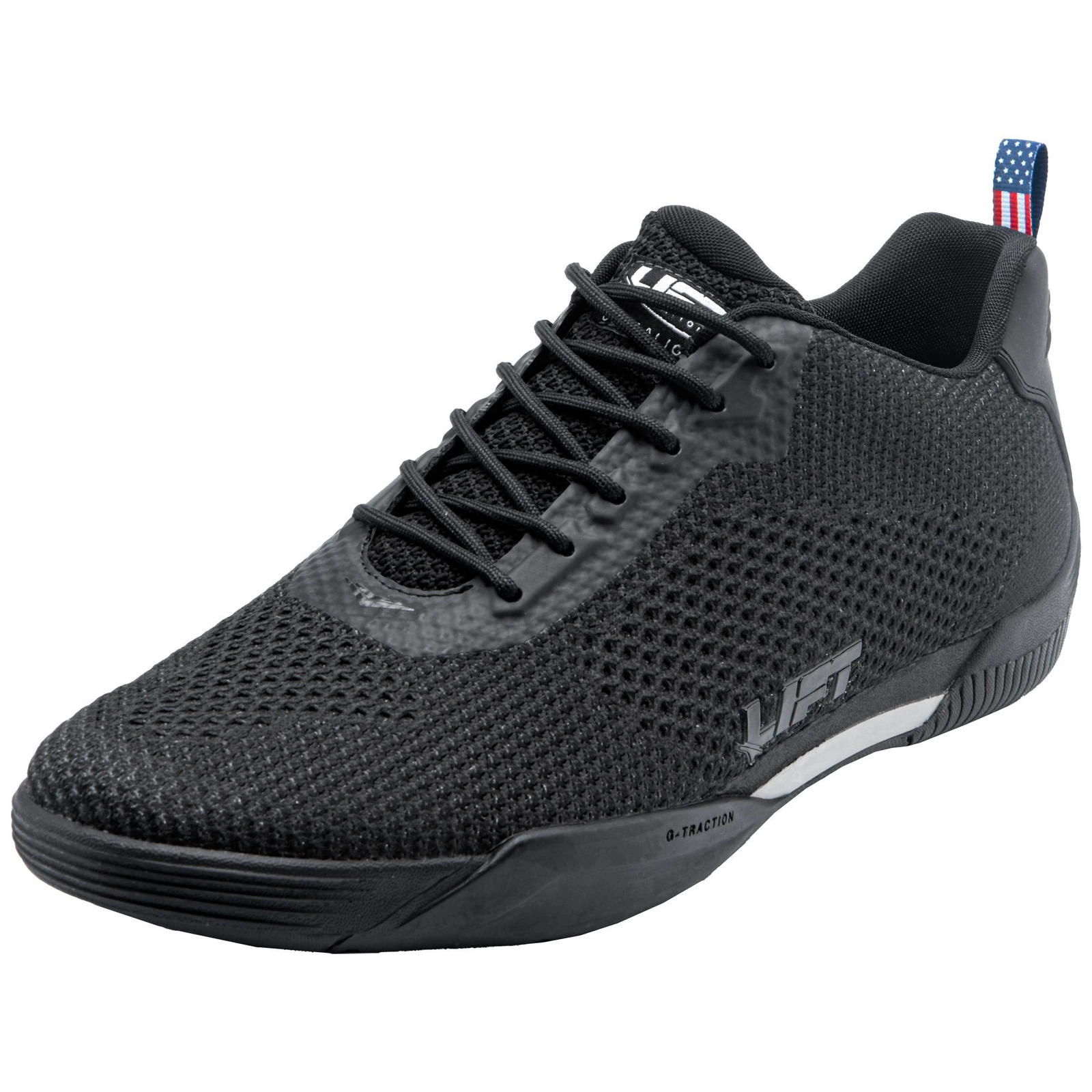 Lift Aviation Air Boss Black Ultraknit (Normal Width) Pilot Shoes, 7