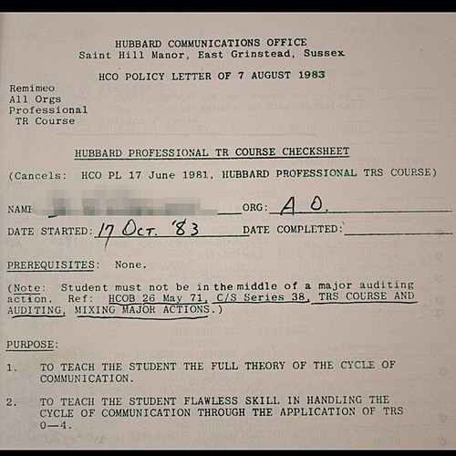 Scientology Books Professional TR Course Pack Published 1983 Includes checksheet - Picture 5 of 6