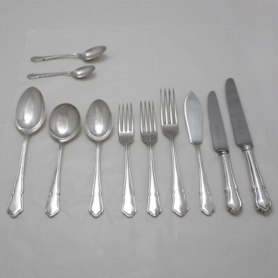 DUBARRY By COOPER LUDLAM Sheffield Silver Service 124 Piece