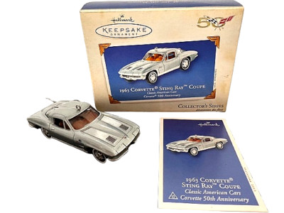Hallmark 2003 1963 Corvette Sting Ray Coupe Classic Am Cars #13 Keepsake NIB