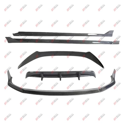 Carbon Front Front Rear Lip Side Skirts Bodykit For Lexus RC F RCF Coupe 15-19 - Foto 11 di 22