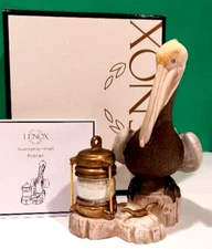LENOX PELICAN sculpture -- Sea Bird Beach Collection -- NEW in BOX with COA