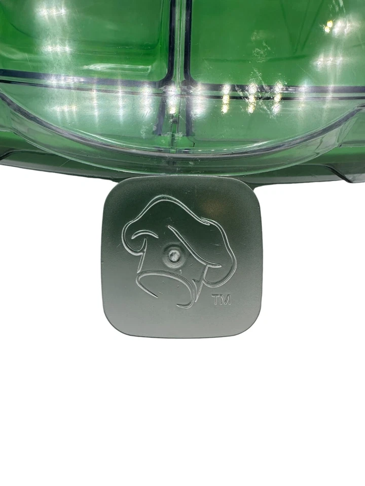 Contenedor de comida y tapa de 4 compartimentos cuadrado grande Pampered Chef Cool & Serve Foto 3 de 4