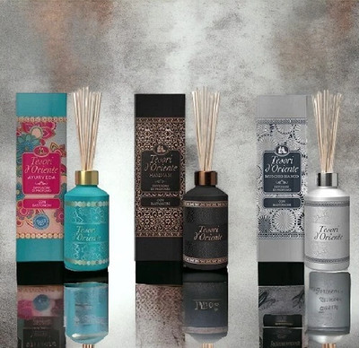 TESORI D'ORIENTE DIFFUSER MIT STICKS WOHNDUFT FÜR 8 WOCHEN 200ml Italien