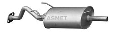Endschalldämpfer 13.022 ASMET für HONDA CIVIC VI Fastback