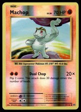 Machop 57/108 XY Evolutions Reverse Holo Common Pokemon Card - LP