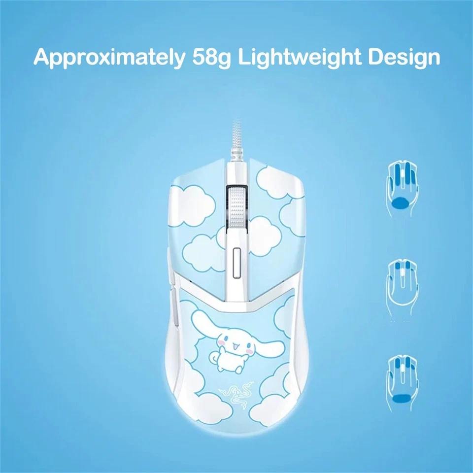 Razer x Sanrio Cinnamoroll Cobra Wired Gaming Mouse Limited Edition - Image 2 of 4