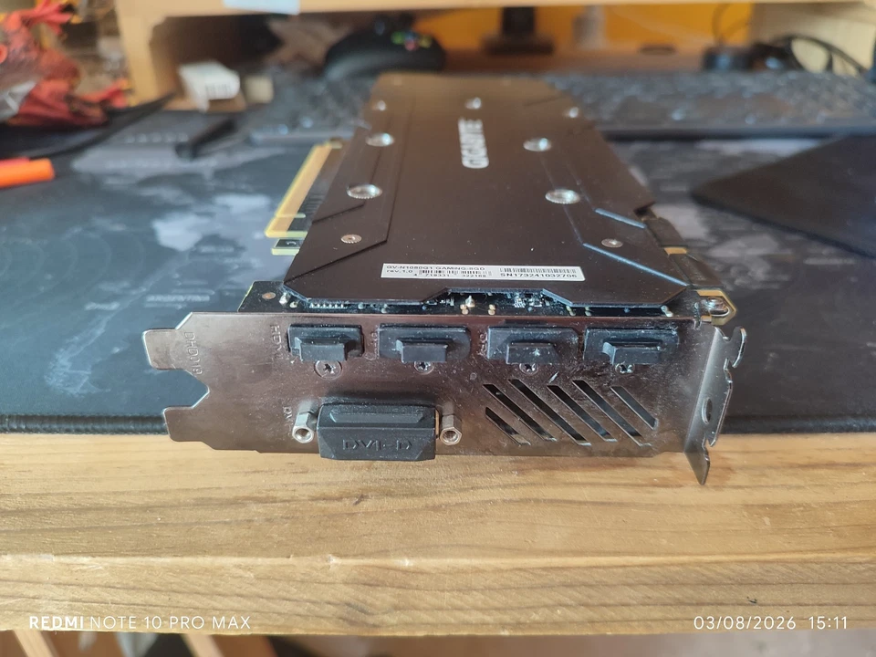 Carte graphique Gigabyte GV-N1080G1 Geforce 1080 GTX 8Go - Photo 4/4
