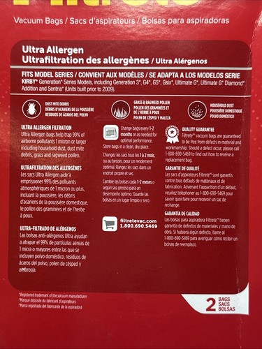 Filtrete Kirby Generation Vacuum Bags 2-Pack * - Picture 4 of 7