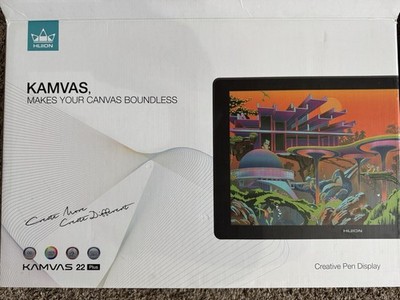 HUION KAMVAS 22 Plus Graphics Drawing Tablet Display QD LCD Screen 140% s RGB