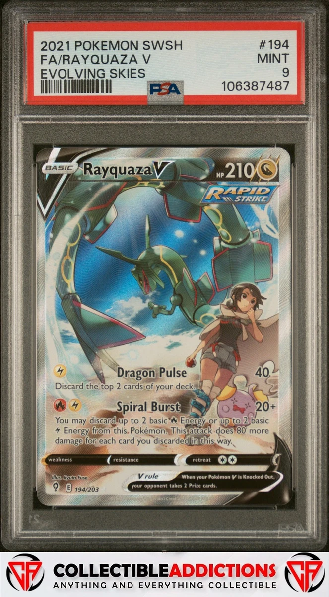 Rayquaza Pokémon TCG Professional Sports Authenticator (PSA) Grade