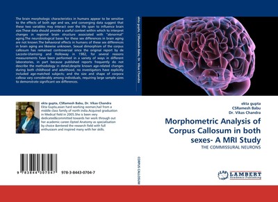 Morphometric Analysis of Corpus Callosum in both sexes- A MRI Study Ekta Gupta