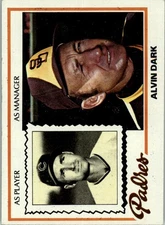 1978 Topps #467 Alvin Dark MG - EX-MT