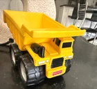 Vtg 97 Fisher Price  Little Yellow Dump  Truck Toy Yellow 4x4 hl