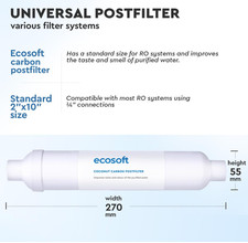 Universal Coconut shell carbon Post Inline Fi...