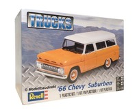 1966 Er Chevy Chevrolet Suburban 1:25 Revell Bausatz 4409 85-4409 Neu & Ovp