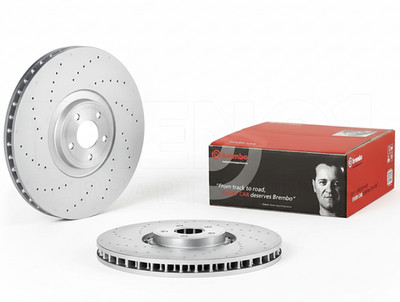 PAIR FRONT BREMBO BRAKE DISCS 420x40mm 09.D481.43 FOR AUDI RS6 RS7 C8 2019 - 