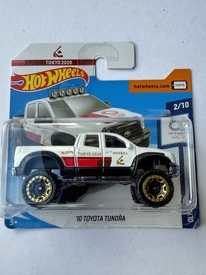 Hot Wheels 2020 Tokyo Olympic Games 2/10 '10 Toyota Tundra White Short Card Neu