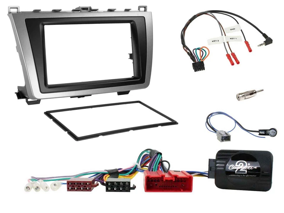 Pioneer Lenkrad USB DVD Bluetooth DAB 2DIN Autoradio für Mazda 6 2010-2012 schwa - Bild 3 von 4