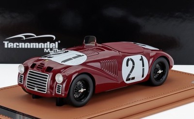 TECNOMODEL 1/18 FERRARI 159S SPIDER 12H PESCARA 1947 HÖFLICHES STATISCHES MODELL