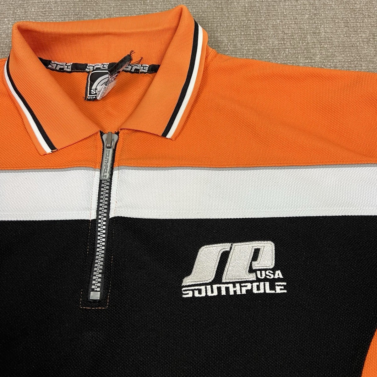 Vintage 90s Y2K Southpole Quarter Zip Pullover Sweatshirt Mens XL