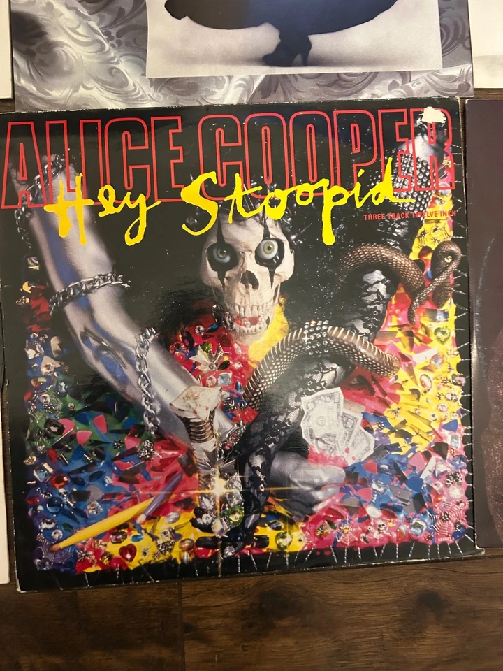 Rock 12” vinyl bundle X 6 Alice Cooper, Van Halen, Don Henley, Robert Palmer etc - Image 2 of 4