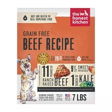 The Honest Kitchen Grain Free Dehydrated Adult Dog Food - Beef, 7 Lb