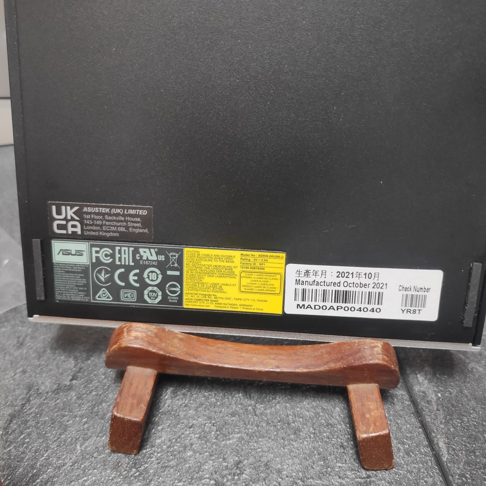 ASUS ZenDrive U9M Externer DVD-Brenner - Silber - Bild 3 von 4