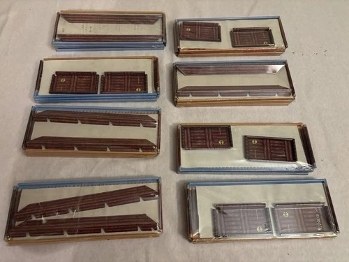 Vtg  Marx Fort Apache Playset Tin Litho Stockade Fence Side Rails Panels