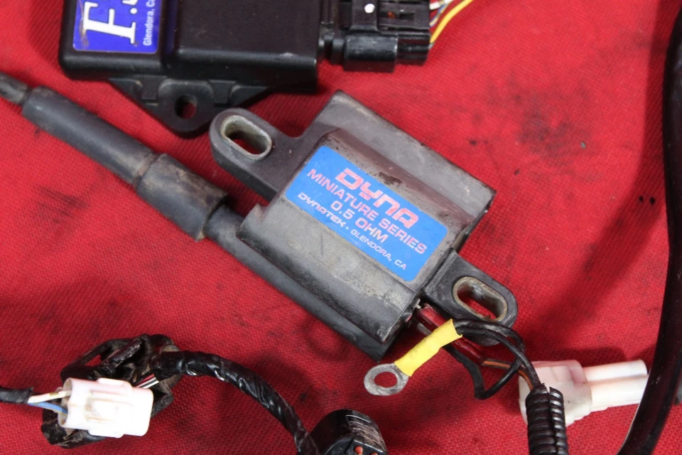 Yamaha Rhino 660 2004-2007 Dynatek CDI Go Fast Rev Ecu con arnés OEM y bobina de encendido Foto 3 de 4