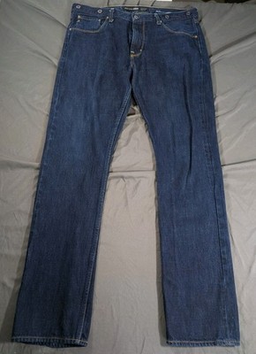 Big Star 1974 Division Slim Fit Logger Jeans 38L Selvedge Denim Suspender Button