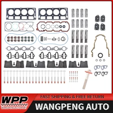 FOR 05-14 Chevy GM 5.3L AFM Lifter Kit Head Gasket Set, Head Bolts Lifters