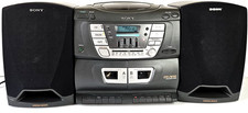 Sony CFD-ZW155 Am/Fm Stereo/CD/Radio Cassette Recorder/Boombox. Tested, Works.