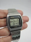 Vintage Rare Seiko 0139-5000 Tow Time Zone Lcd Digital Wristwatch Excellent