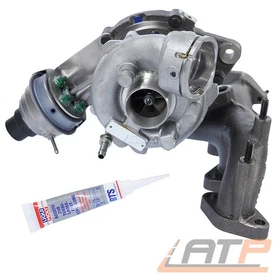 ABGAS-TURBO-LADER + KRÜMMER FÜR VW PASSAT 3C 2.0 TDI BJ AB 05