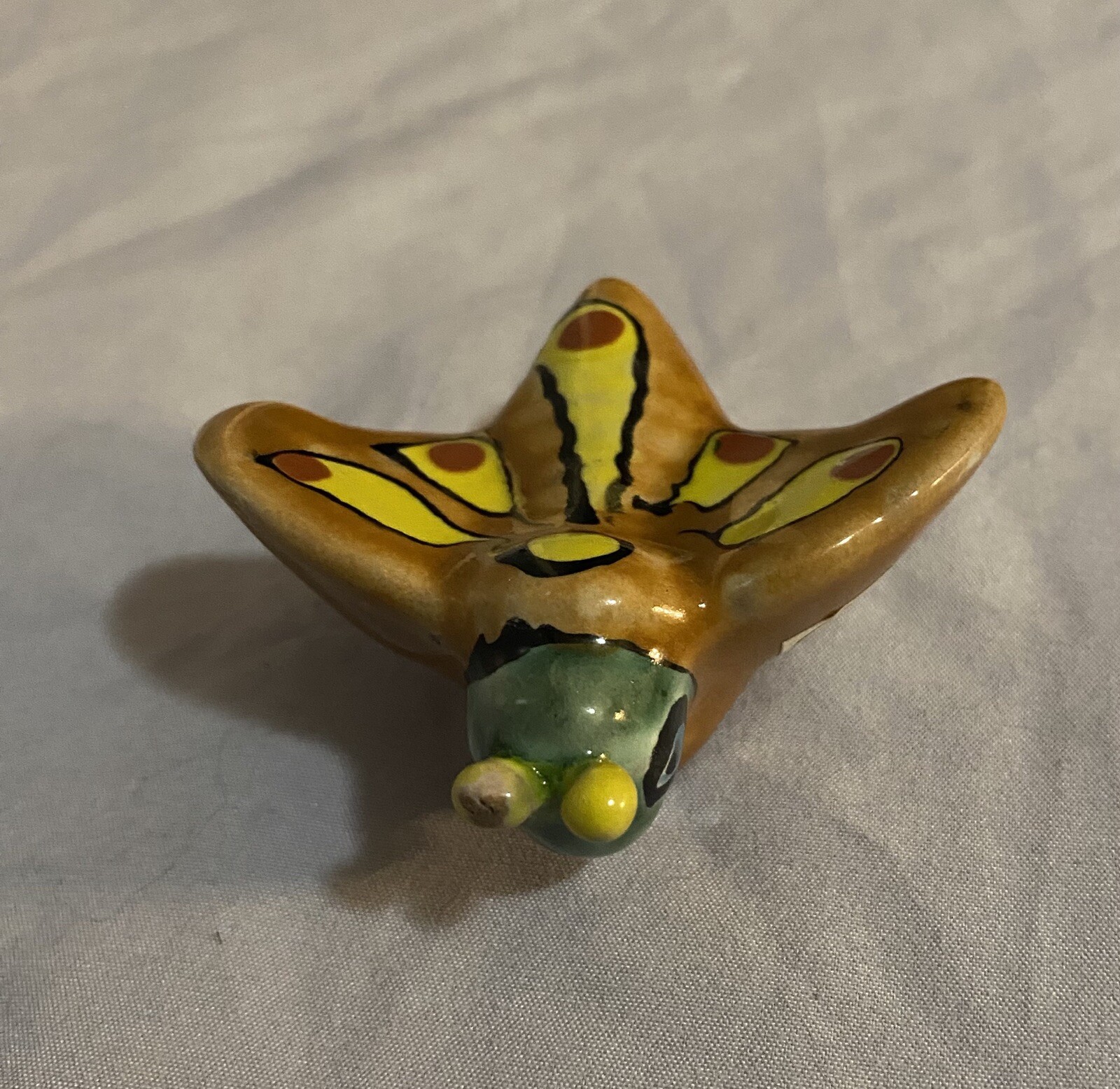 Handcrafted MINI Clay Talavera Bee Hand Painted Mexican Folk Art