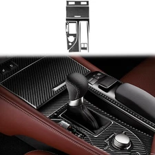8Pcs For Lexus GS GS350 2012-20 Real Carbon Fiber Console Gear Shift Panel Cover