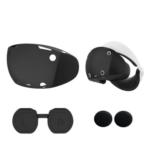 Suitable for PSVR2 Host Silicone Case for PS5 VR2 Dust Cover Handle Key Caps New - Zdjęcie 1 z 11