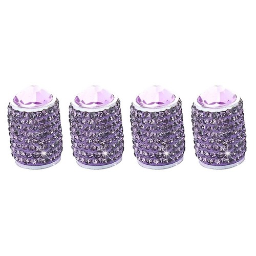 Pack Of 4 Twinkle Tire Valves Caps Rhinestones Tire Valves Cover for Car & - Picture 11 of 14