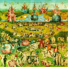 Garden of Earthly Delights BLOTTER ART perforated sheet paper psychedelic art