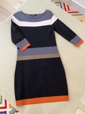 Stylish Multi-Color Stripe Knit Dress - Size XS (4)