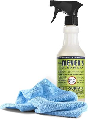 Mrs Meyer's All-Purpose Cleaner Spray, Lemon Verbena, 16 oz & Non-Abrasive...
