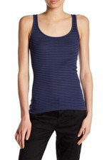 E012 NWT VINCE RIBBED STRIPE WOMEN TANK TOP SIZE XS, S, M, L 75