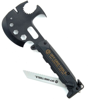 Innovation Factory Off Grid Tools Camping-Axt mit vielen Werkzeugen, OGTS500