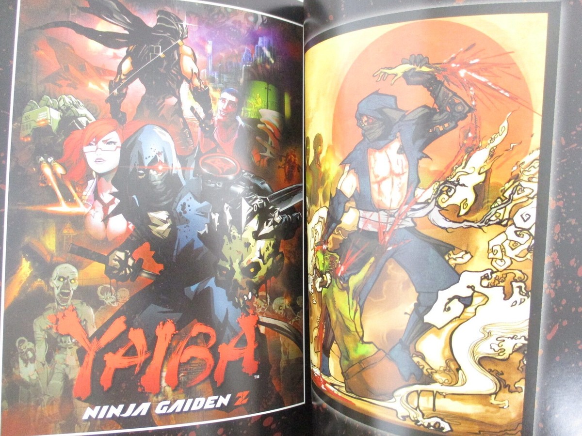 ヤマグチノリカズ FIGHTING COMPUTER 木版画 13/36 NINJA GAIZEN Z YAIBA Game Art Works Comic Fan Book 2014 PS3